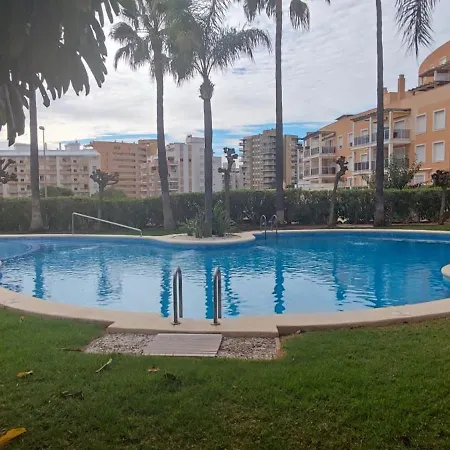 Apto En Con Terraza, Piscina, Parking Y Wifi Gratis Apartment Cullera